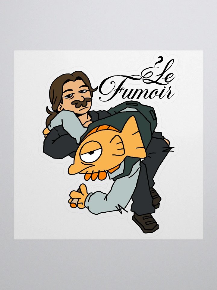 le fumoir kiss cut sticker product image (1)
