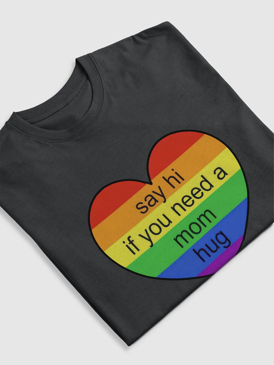 Say Hi If You Need A Mom Hug Shirt, Pride Mom Shirt, Pride Shirt, LGBTQ Shirt, Gay Shirt, Lesbian Shirt, Proud Mom Shirt, Pride Gift product image (5)