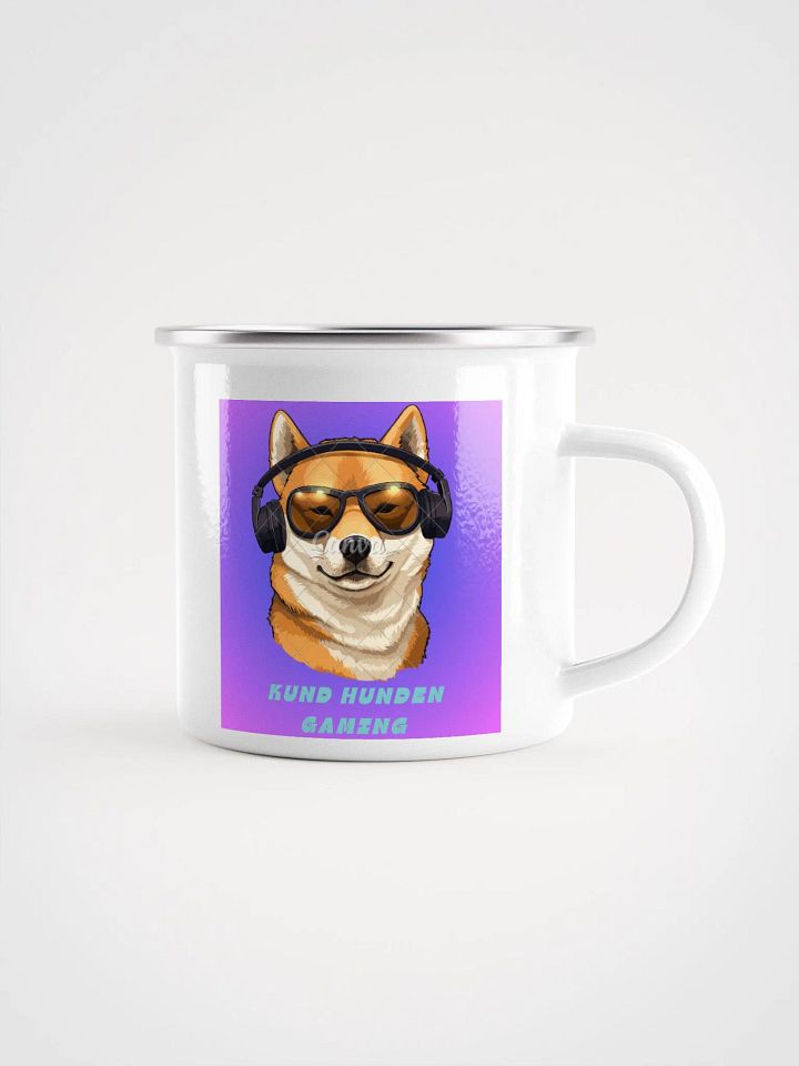 Cool Guy Shiba Inu Enamel Mug product image (1)