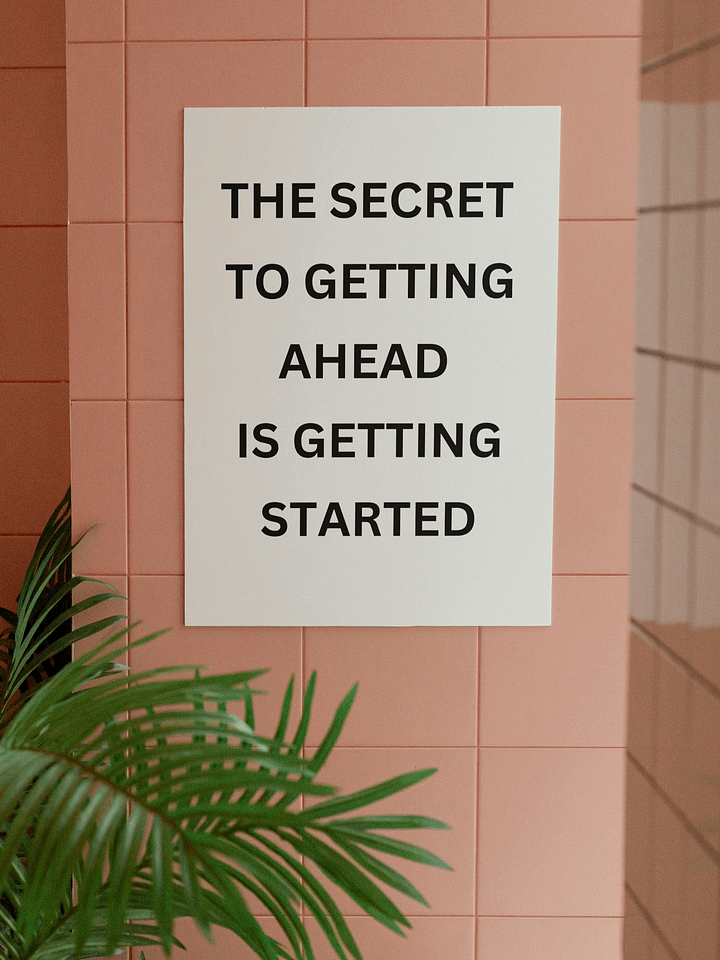 Secret Of Getting Ahead Posters product image (1)