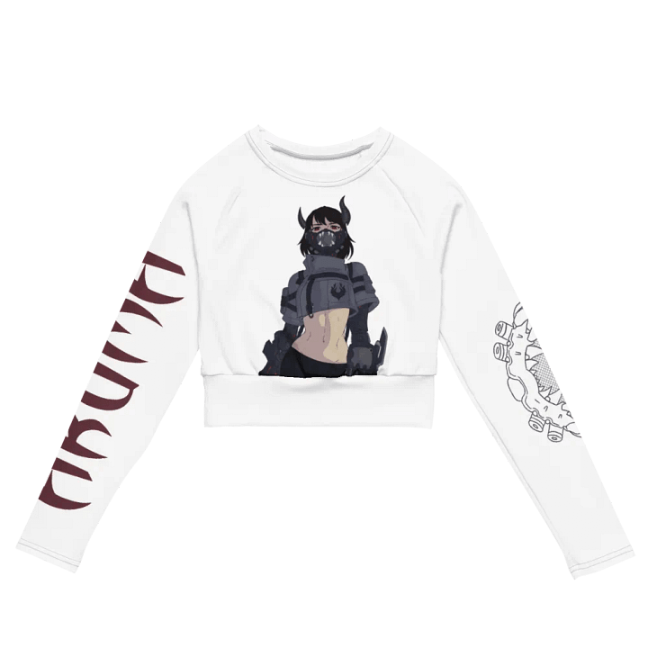 Cyber Oni All-Over Print Crop Top product image (1)