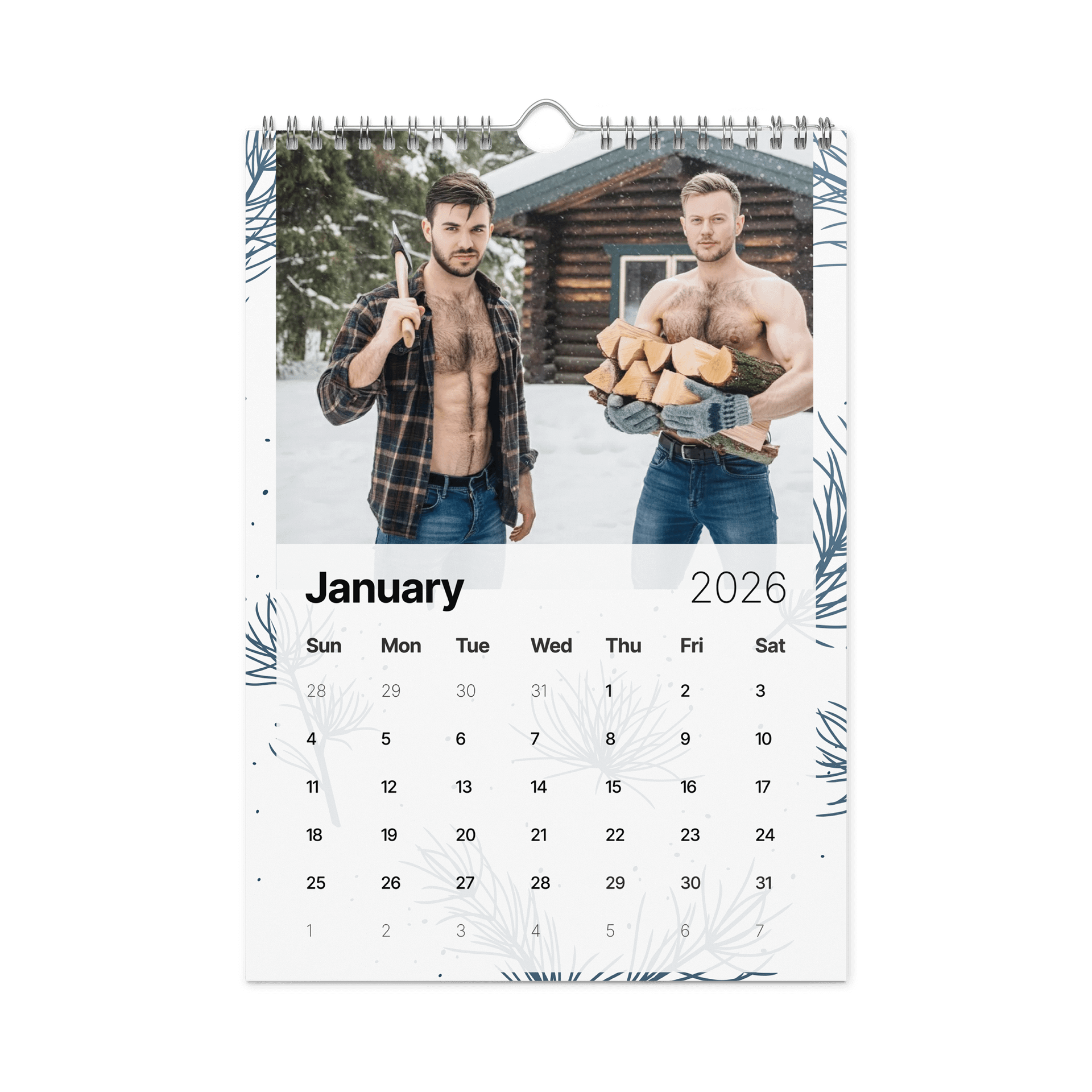 2026 AI HUNK HBS CALENDAR product image (6)
