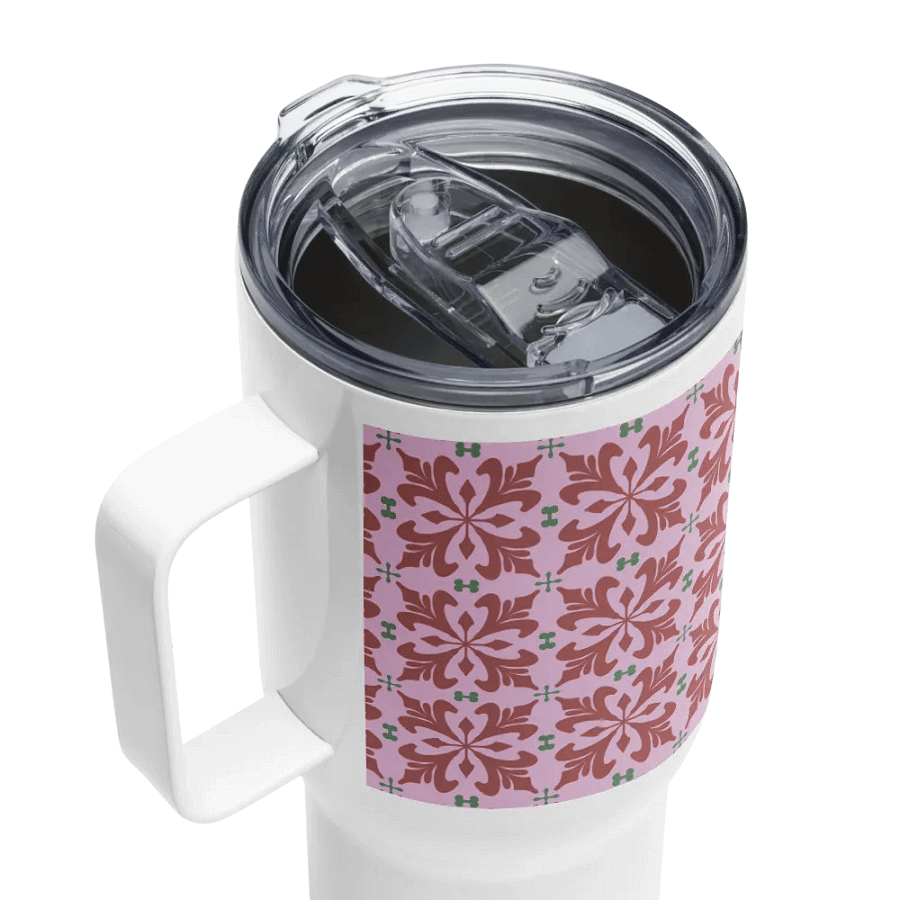 Pink Floral 25 oz Travel Mug product image (9)