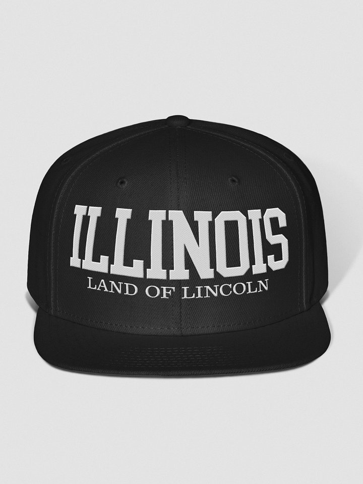 Illinois Land of Lincoln Snapback Cap product image (10)
