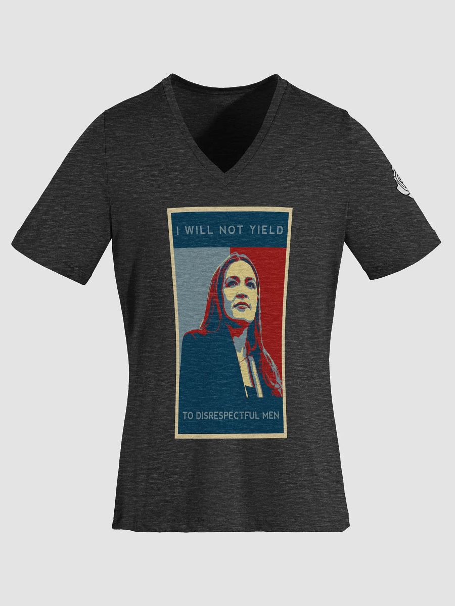 I Will Not Yield Relaxed V-Neck T-Shirt product image (2)