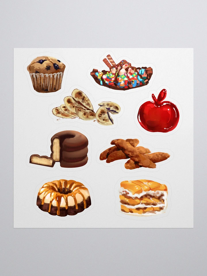 Snacc Time Sticker sheet: Desserts product image (1)