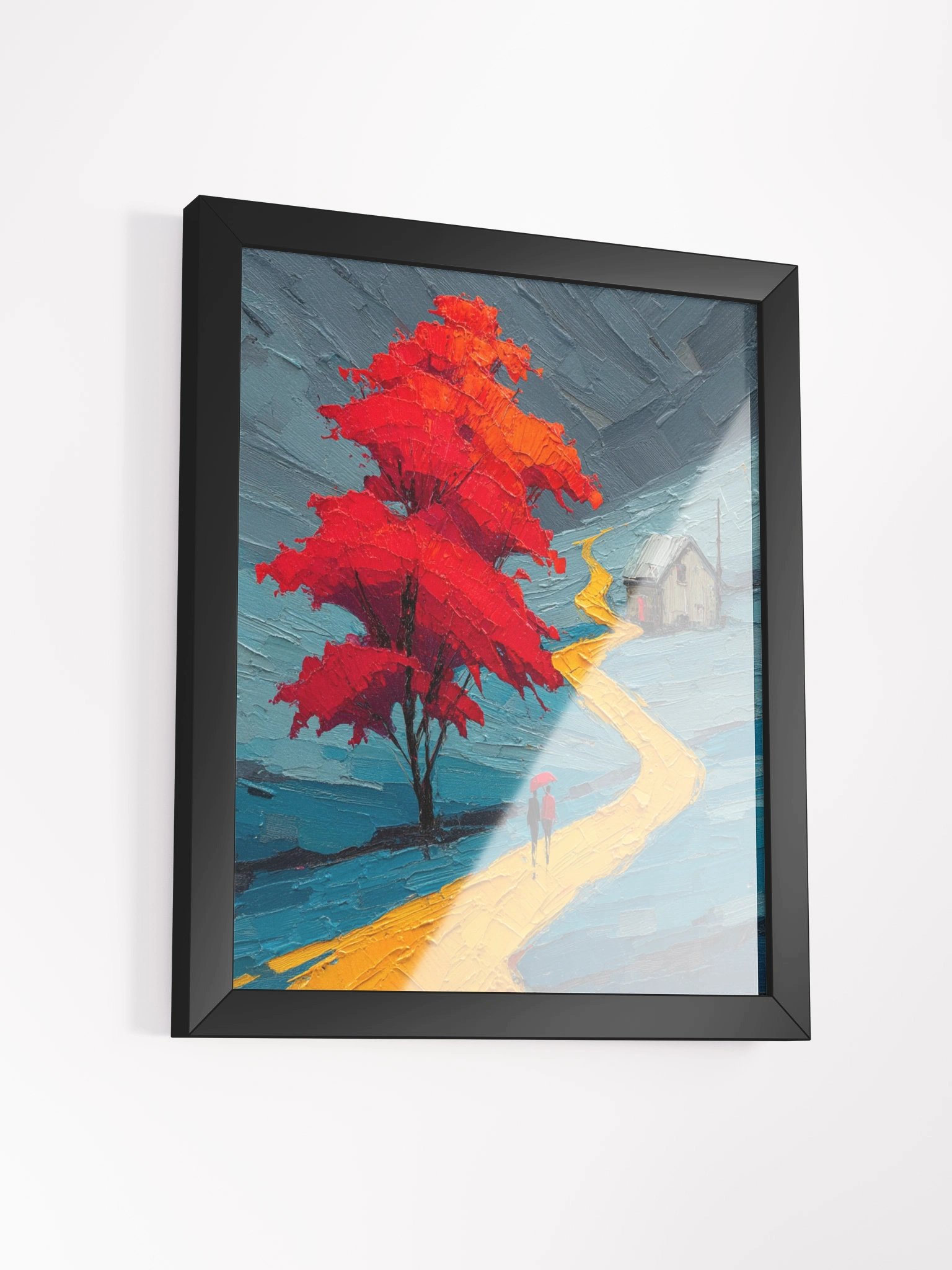 Golden Path Framed Matte Wall Art Canvas product image (5)