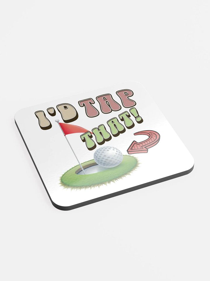 Id Tap That Golf Tee Time Tap Coaster product image (2)