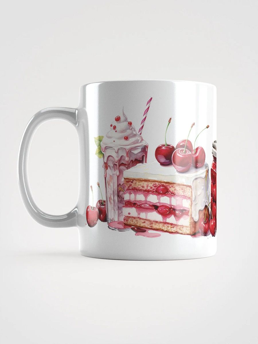 Cherry Bliss White Glossy Mug product image (6)