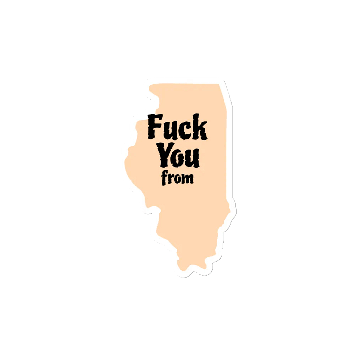Illinois Insult Die-Cut Magnets product image (2)