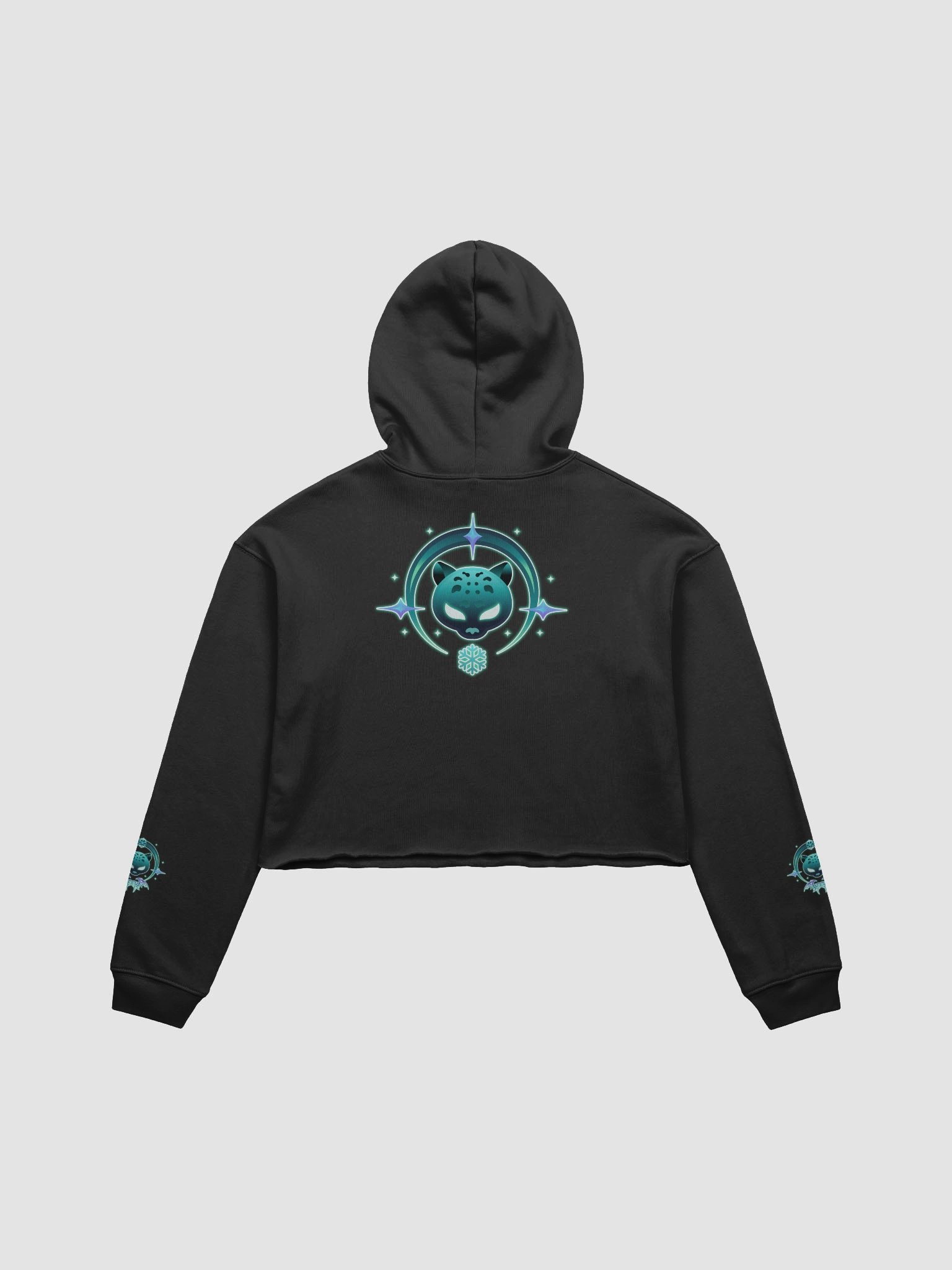 Logo crop hoodie product image (2)