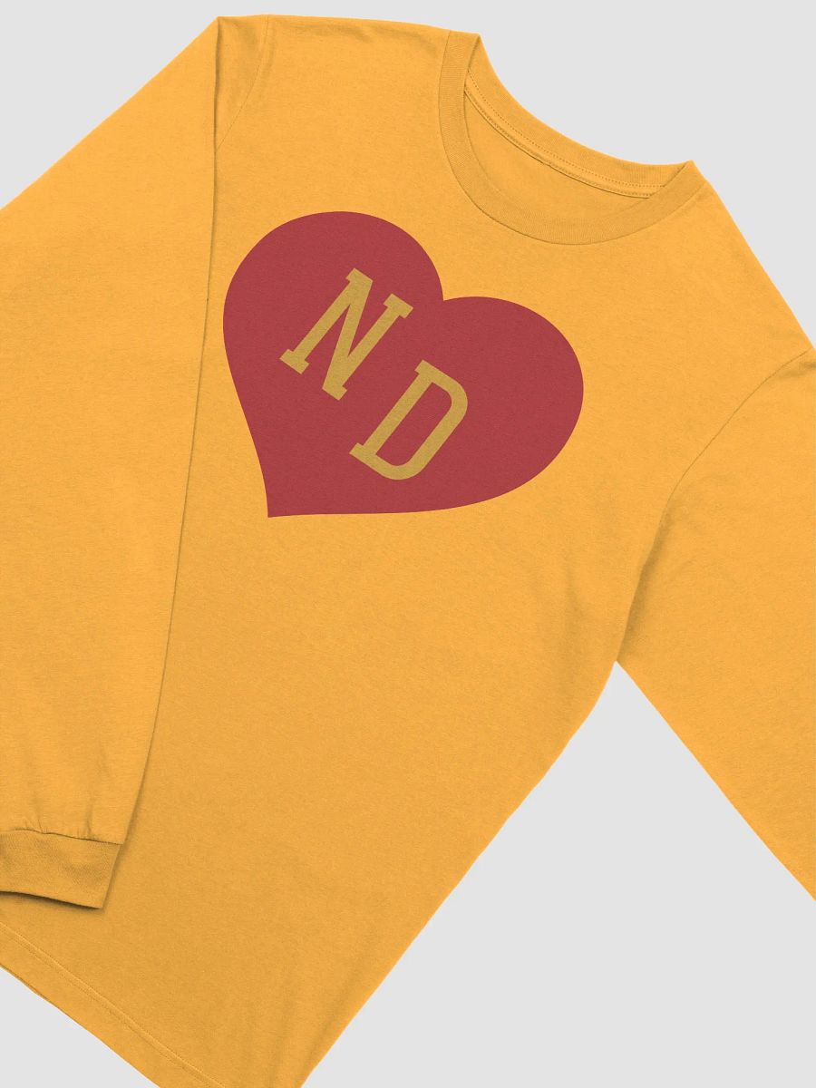 ND Heart Red Long Sleeve product image (4)