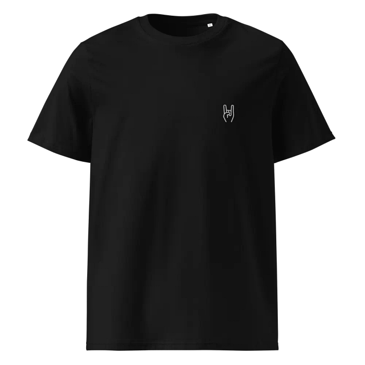 Subscriber Badge // Black Embroidered Tee product image (1)
