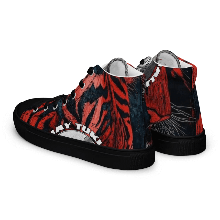 Buhay Tuklas Tiger Scribble Men's High Tops product image (8)