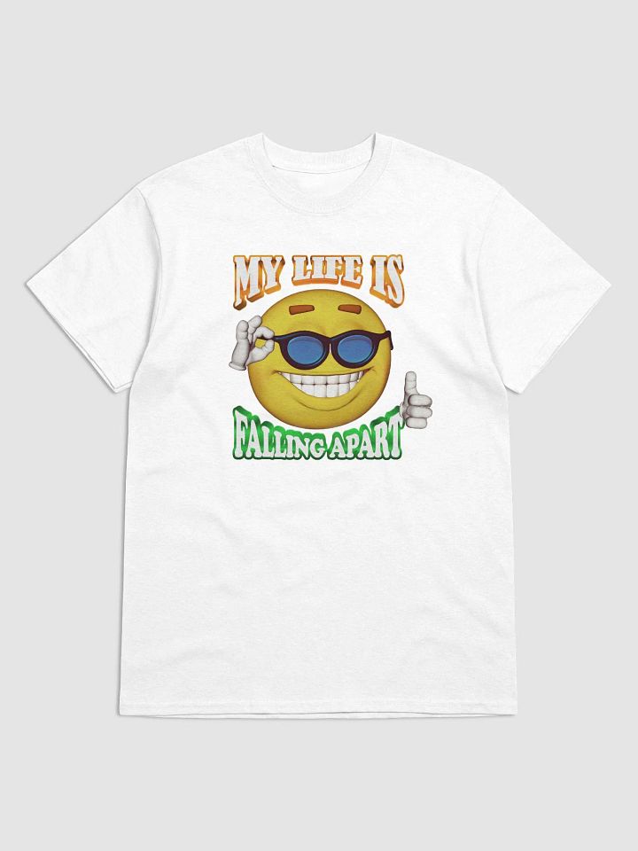 My life is falling apart cursed emote T-shirt product image (1)