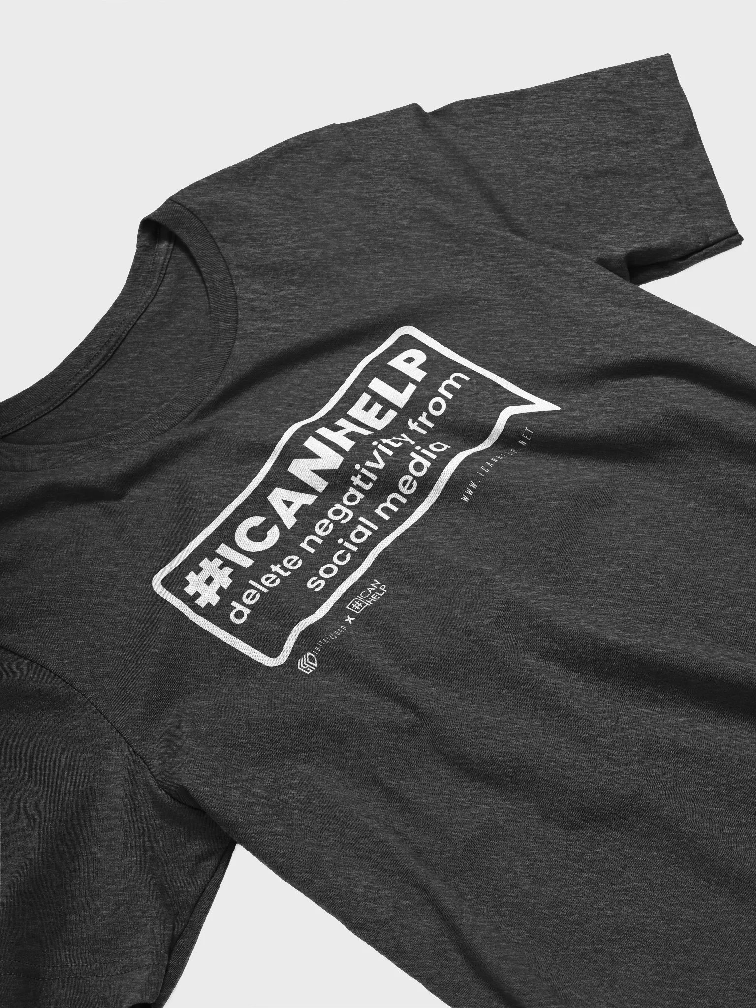 #ICANHELP Delete Negativity From Social Media T-Shirt product image (15)