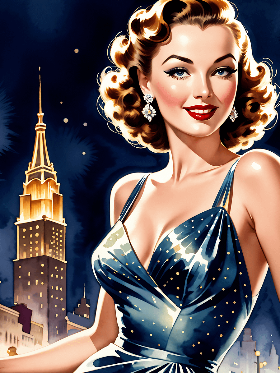 Happy Moments: Classic 1940s Big Band Swing & Jazz Club Vibes (5120 x 2880 px background image) product image (1)
