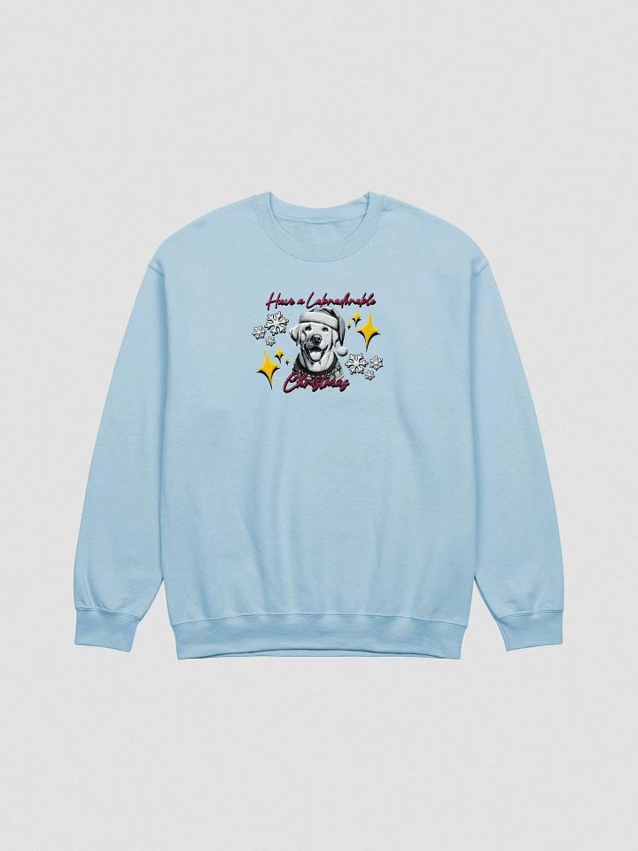 "HAVE A LBRADORABLE CHRISTMAS" / EMBROIDERED CHRISTMAS SWEATSHIRT product image (2)