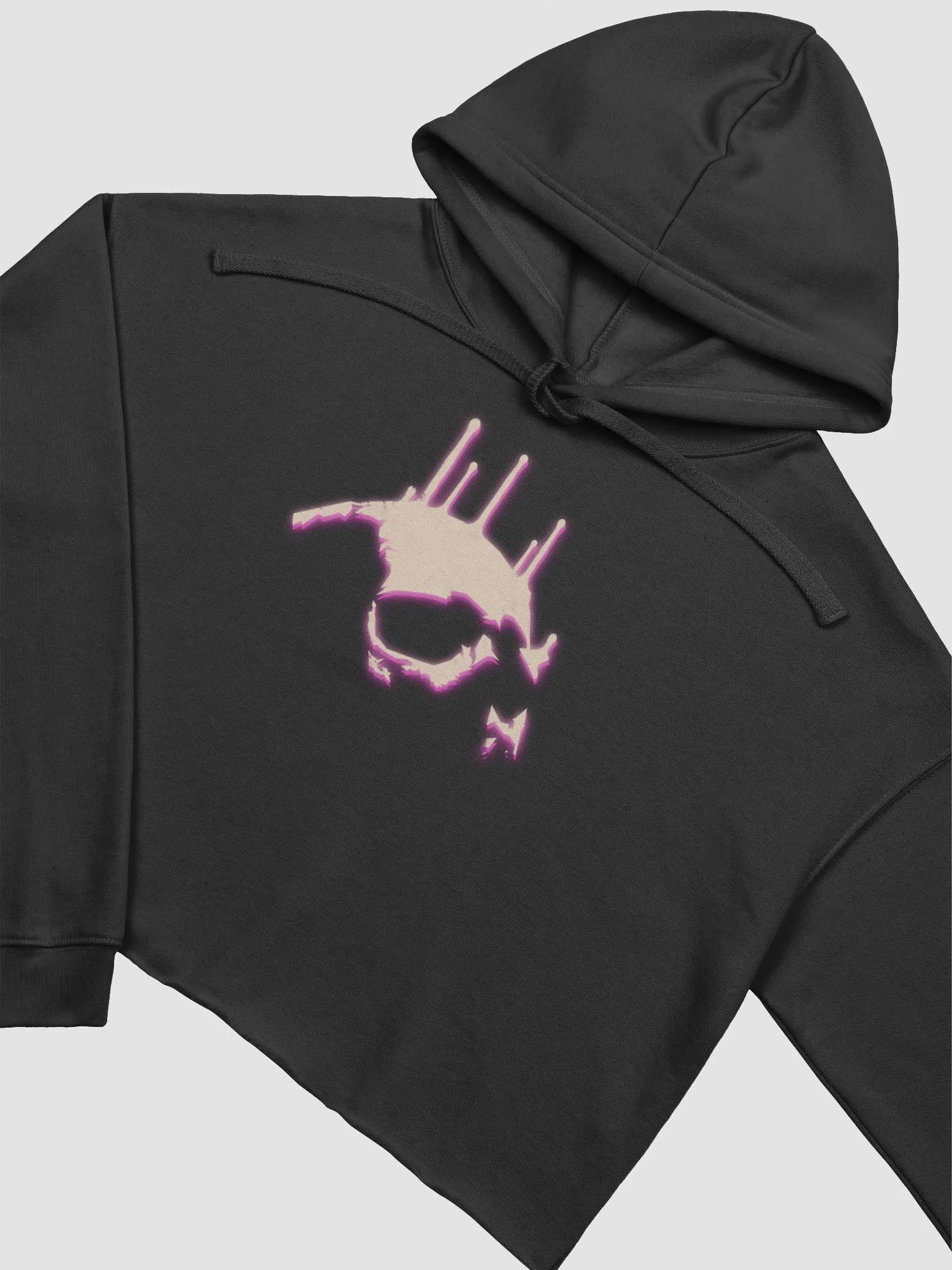 HOP SKULL Crop Top Hoodie product image (3)