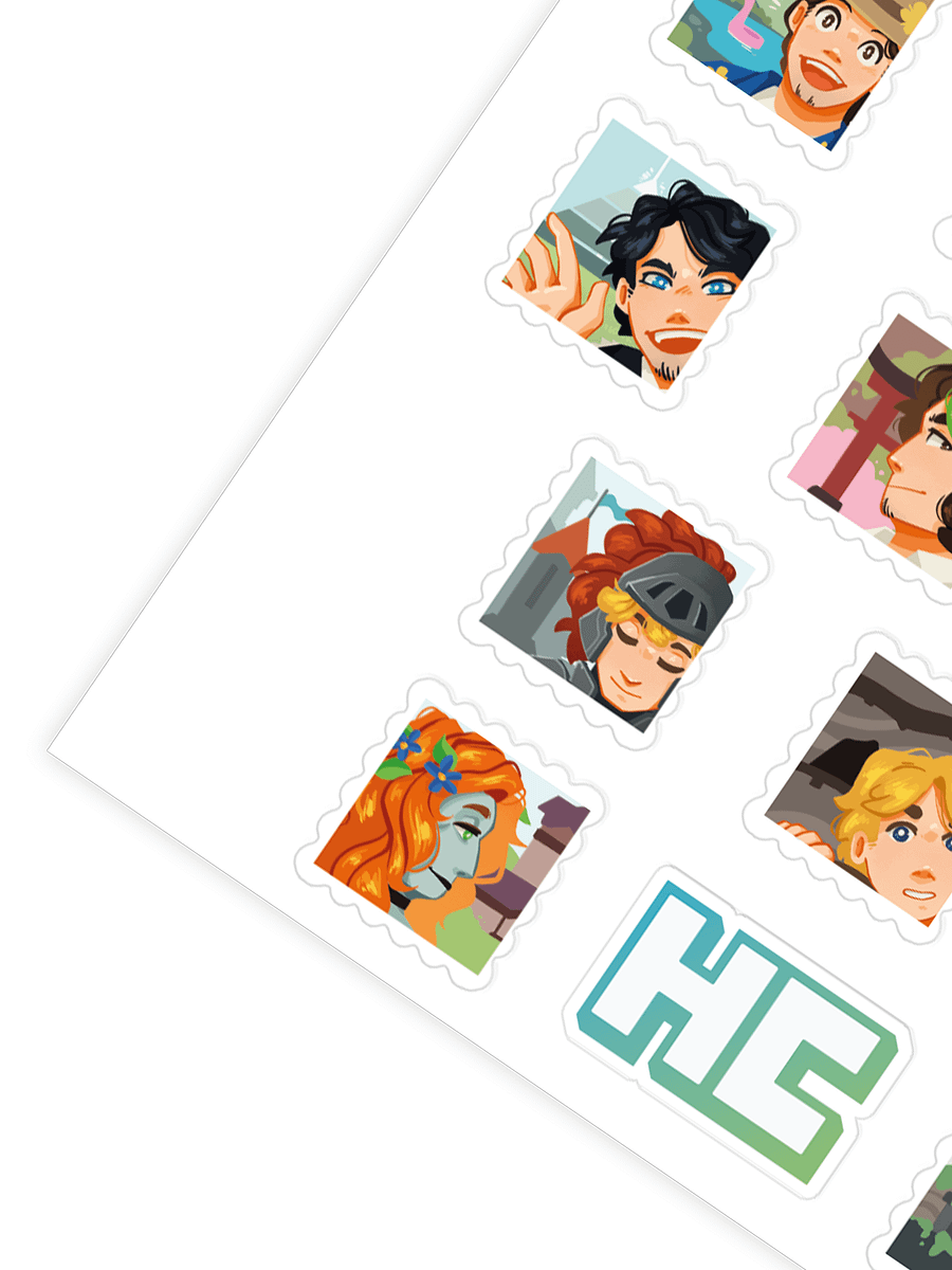 *PREORDER* Post Stamp Sticker Sheet product image (3)