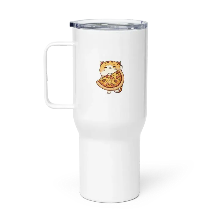 Purr-fect Pizza Pals Travel Mug product image (1)