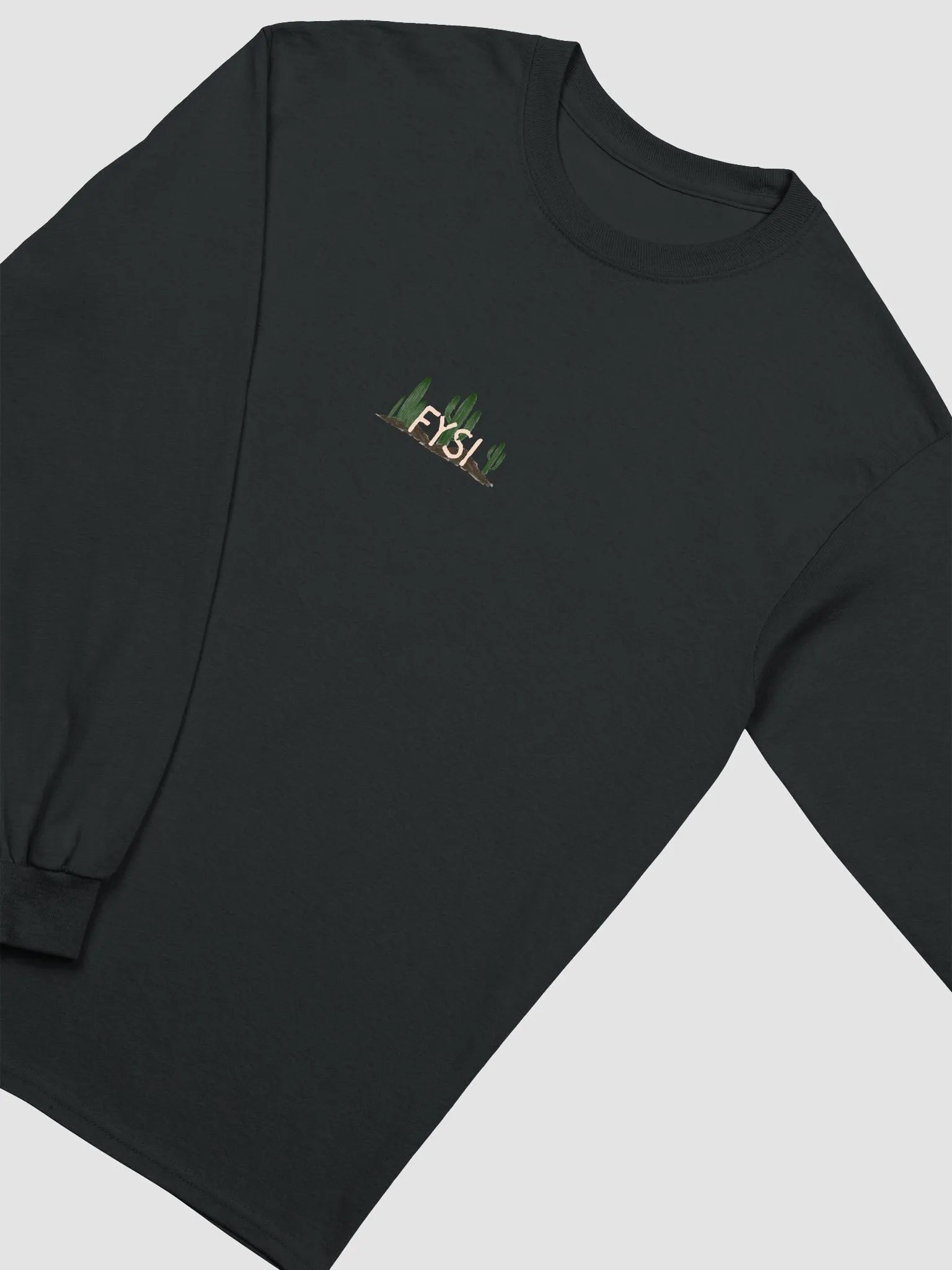 Desert organic cotton long sleeve t-shirt product image (3)