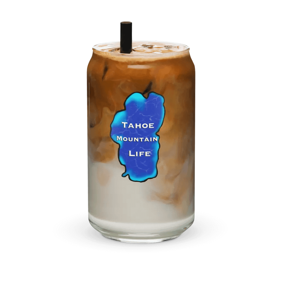 Tahoe Mountain Life Can Shaped Glass product image (9)