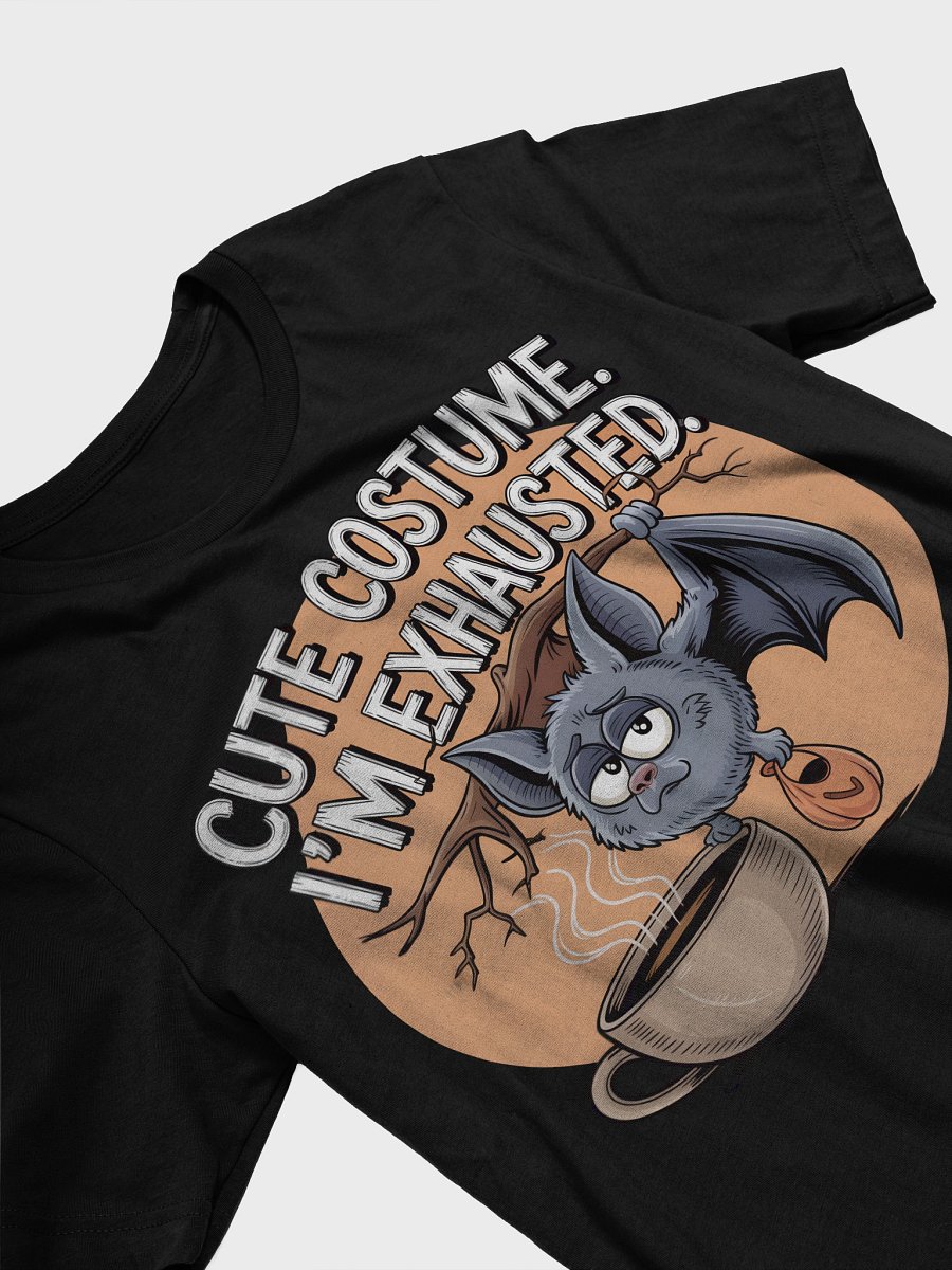 Exhausted Bat Coffee Break T-Shirt product image (29)