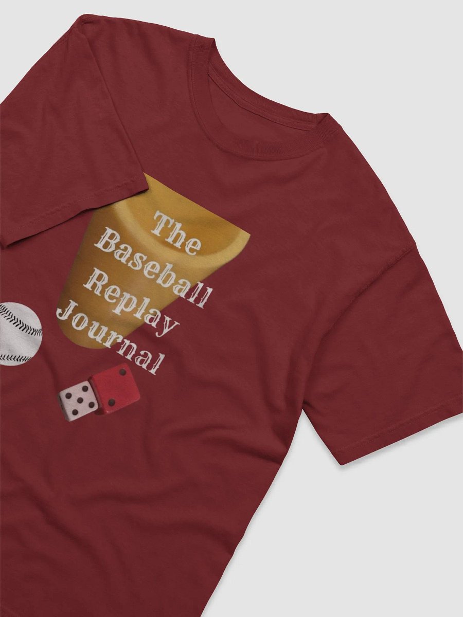 Baseball Replay Journal T-Shirt - Red product image (3)