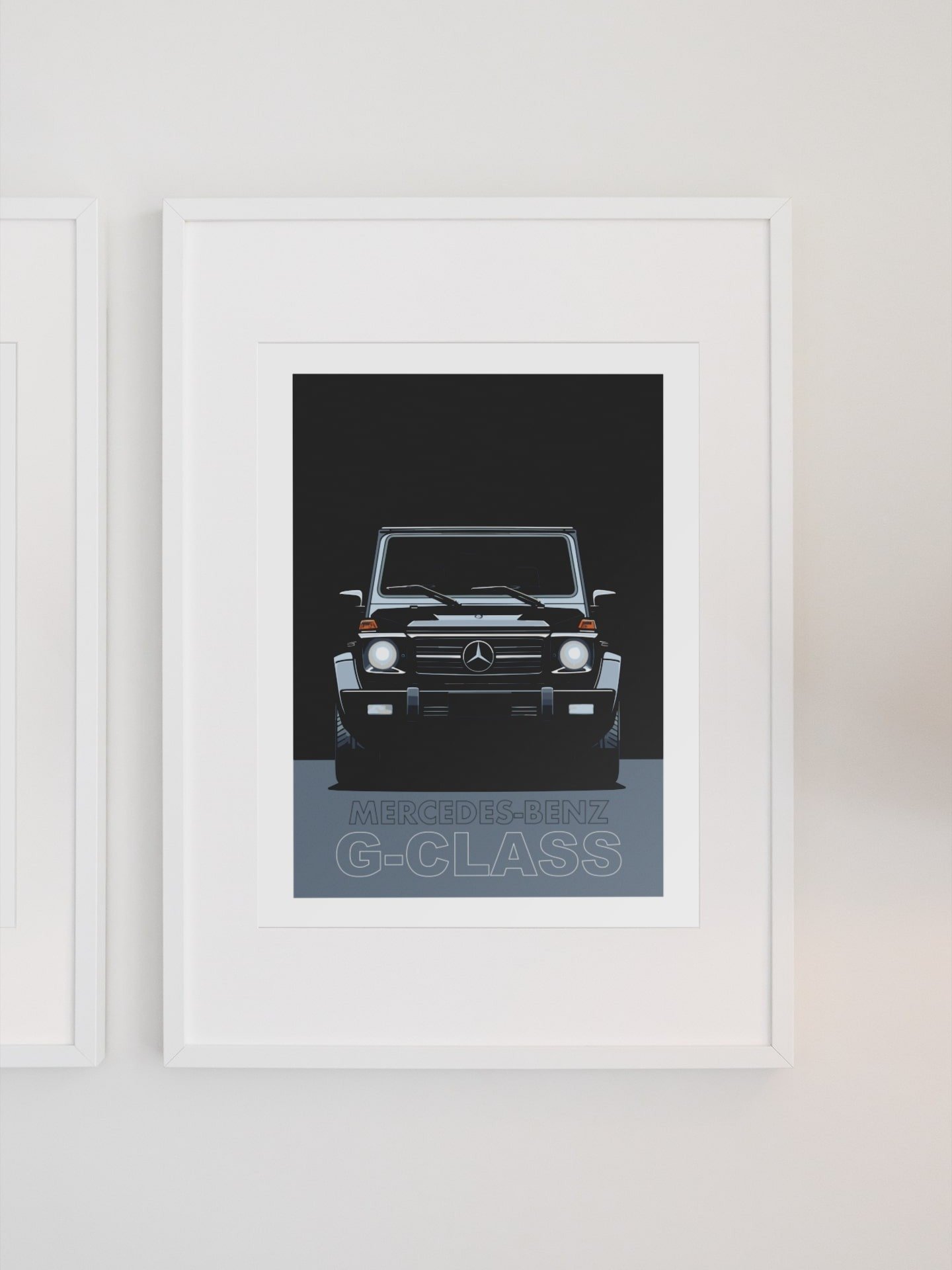 Mercedes-Benz G-Class Poster, Off-Road Luxury SUV Art Print, Car Enthusiast Wall Decor, Iconic G-Wagon Illustration, Automotive Poster product image (1)