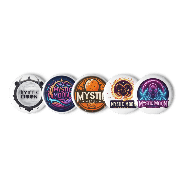 Mystic Moon Pin Button Set product image (2)