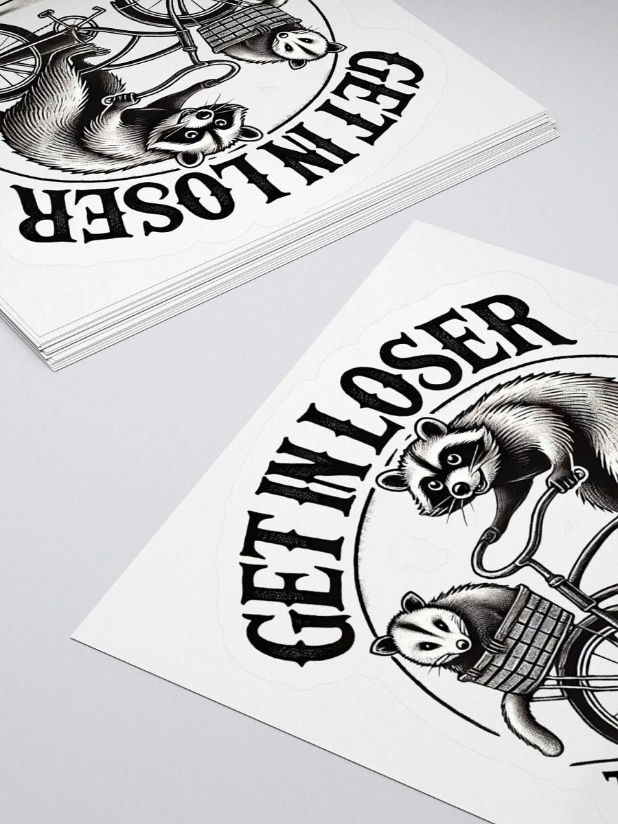 Get In Loser Trouble Ain't Gonna Make Itself Sticker product image (11)