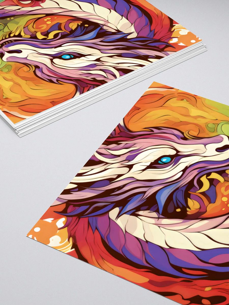 Mythical Dragon Kiss Cut Stickers product image (10)