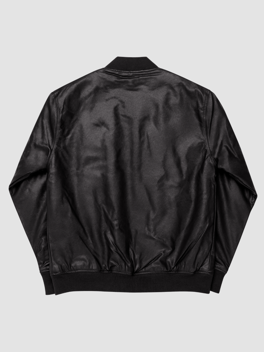 WL Faux Leather Bomber Jacket product image (3)