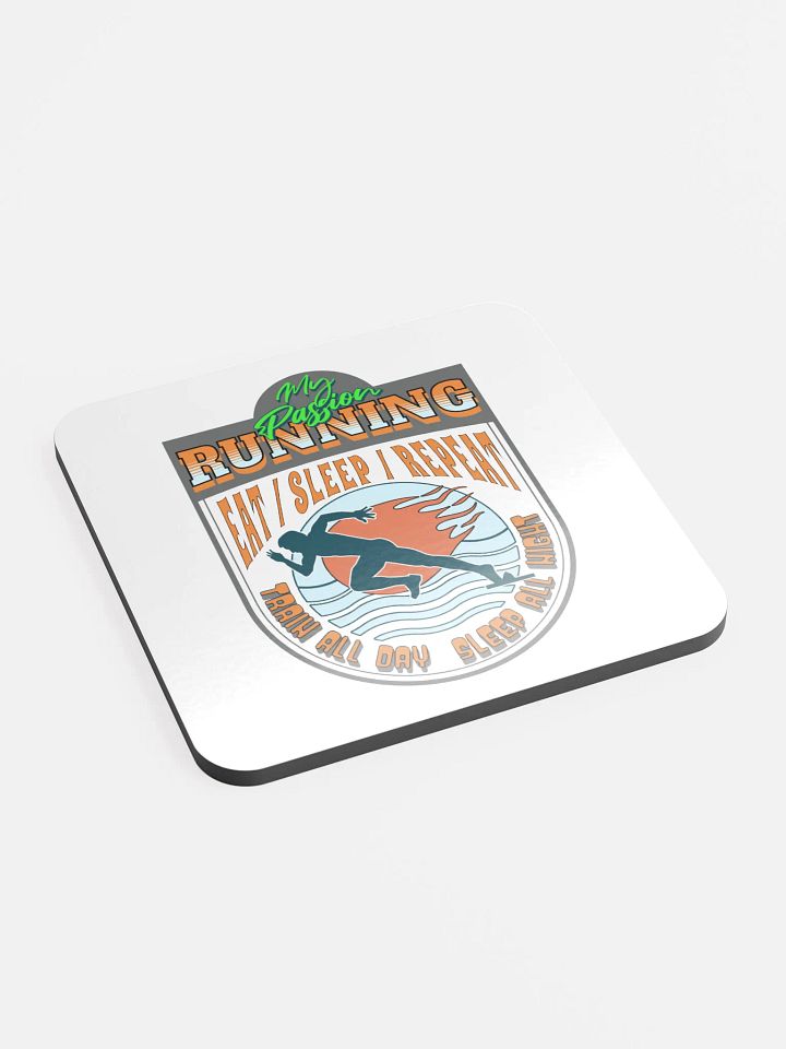 My Passion Running Shield Lifestyle Cork Coaster Set product image (2)