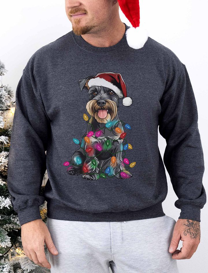 Funny Miniature Schnauzer(Salt & Pepper) Christmas Sweatshirt product image (1)