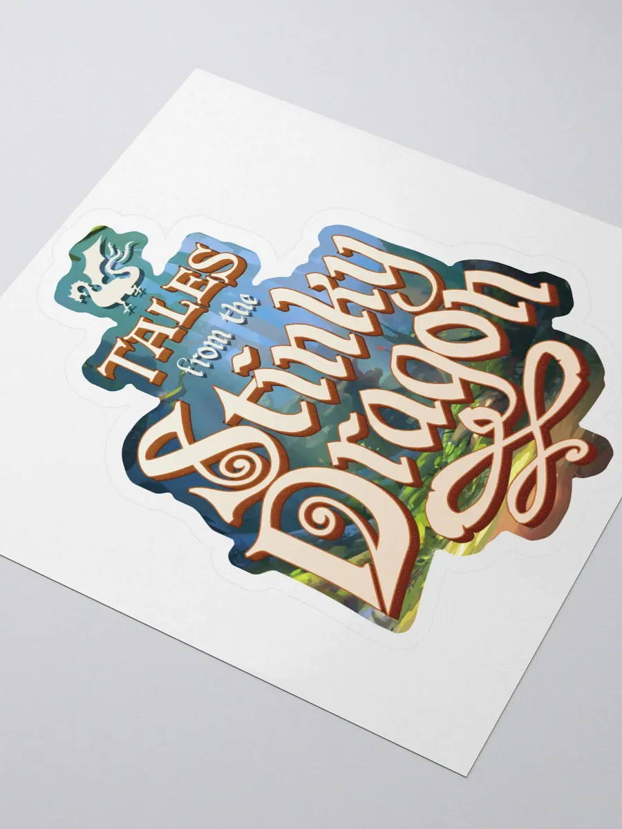 Stinky Dragon Logo Sticker product image (3)