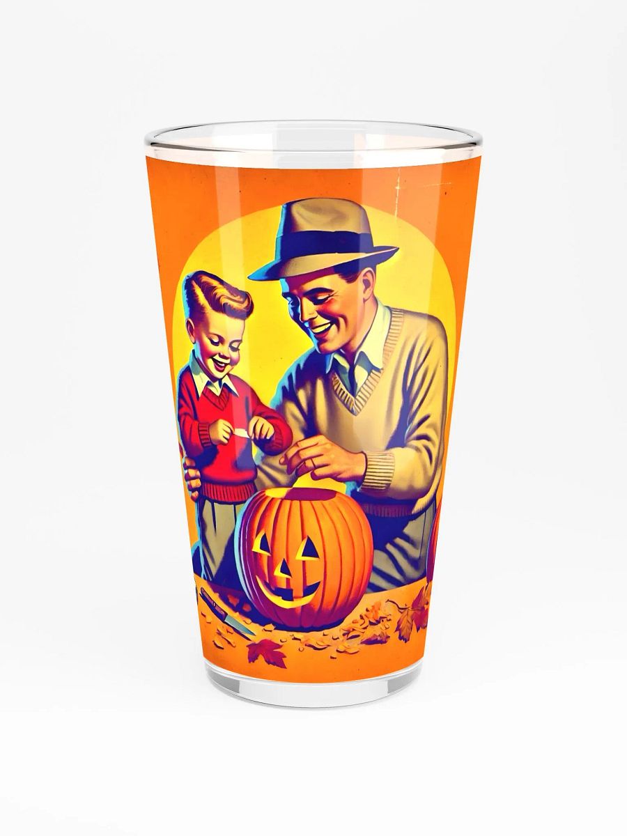 Halloween Pumpkin Carving Pint Glass product image (3)