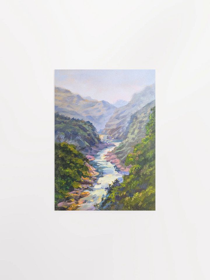 valley in the mountains-Oil Painting Paper Poster product image (6)