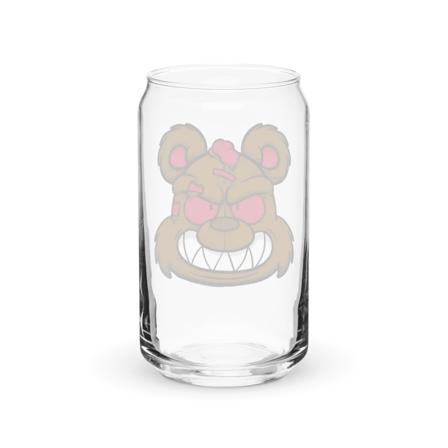Horror Bear Head Glass Can product image (9)