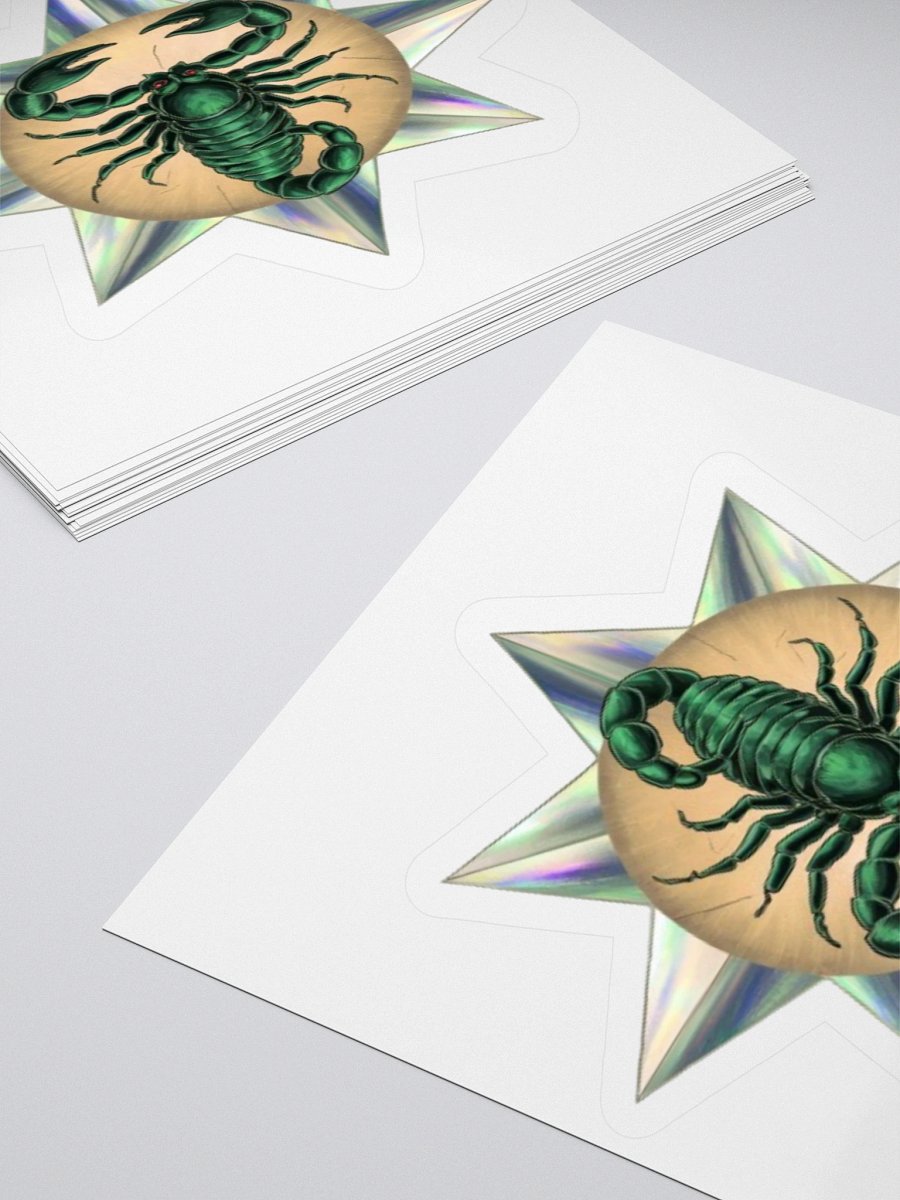 Scorpio Zodiac Sticker - Exclusive Star Design | TDS Music product image (10)