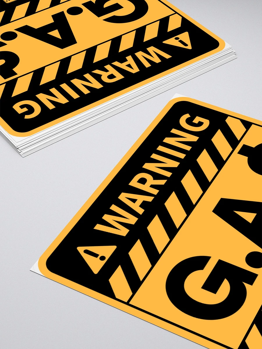 G.A.$. Warning Sticker product image (4)