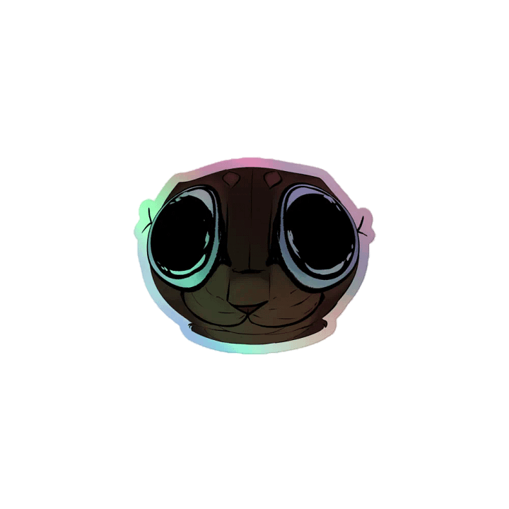 too close for comfort briarlight || holographic sticker product image (1)