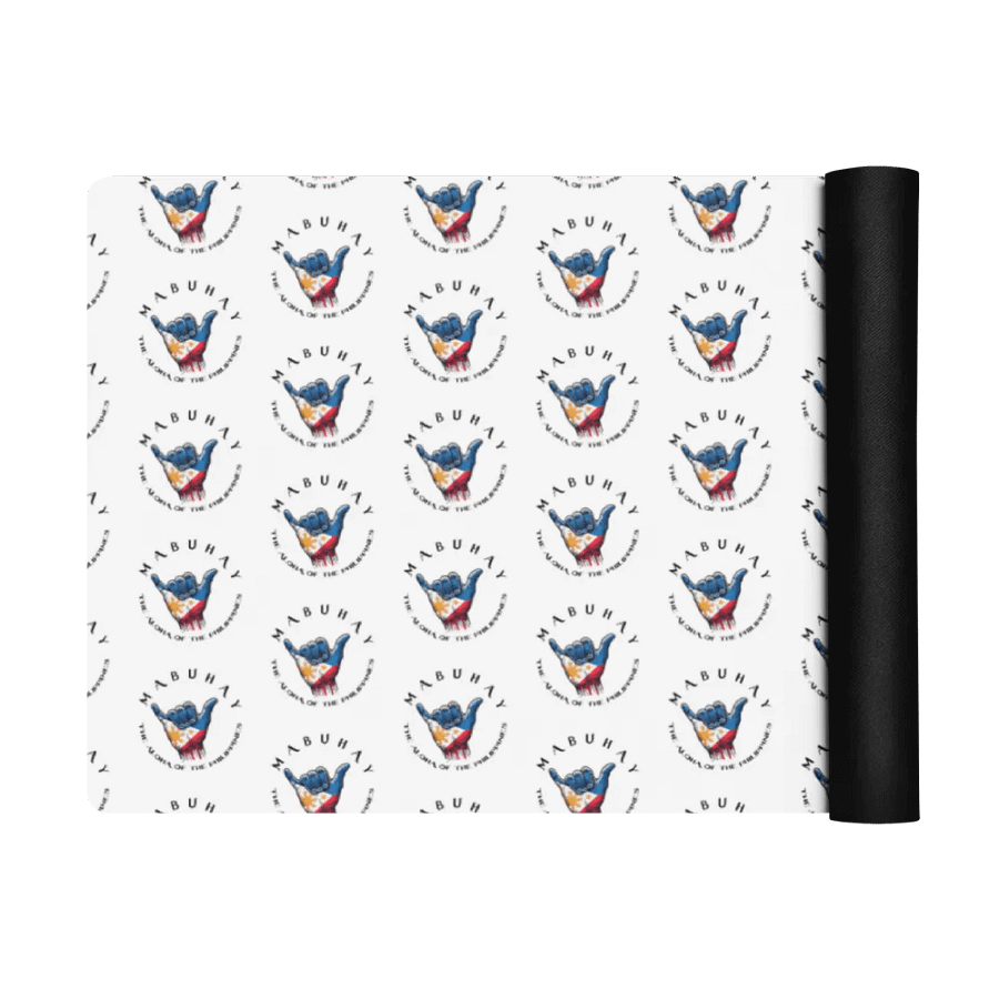 MABUHAY THE ALOHA OF THE PHILIPPINES YOGA MAT - SHAKA HANG LOOSE VIBES FOR YOUR PRACTICE product image (3)