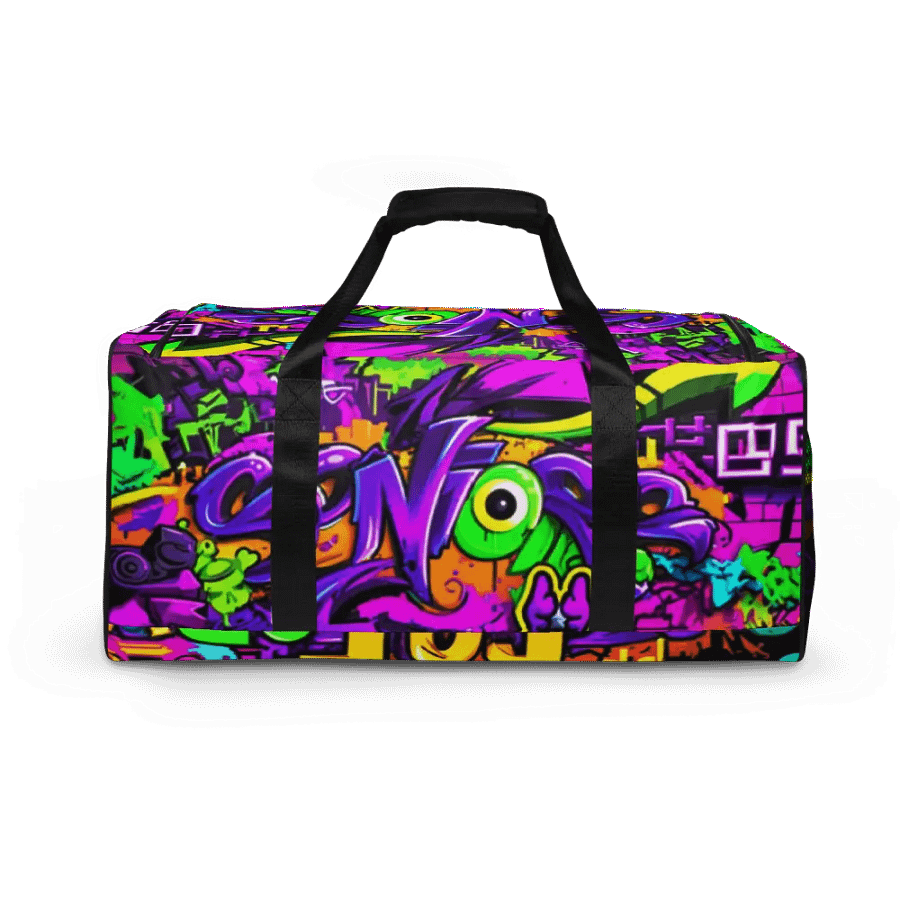 Urban Style: Graffiti Duffel Bag - The Ultimate Gym Companion product image (2)