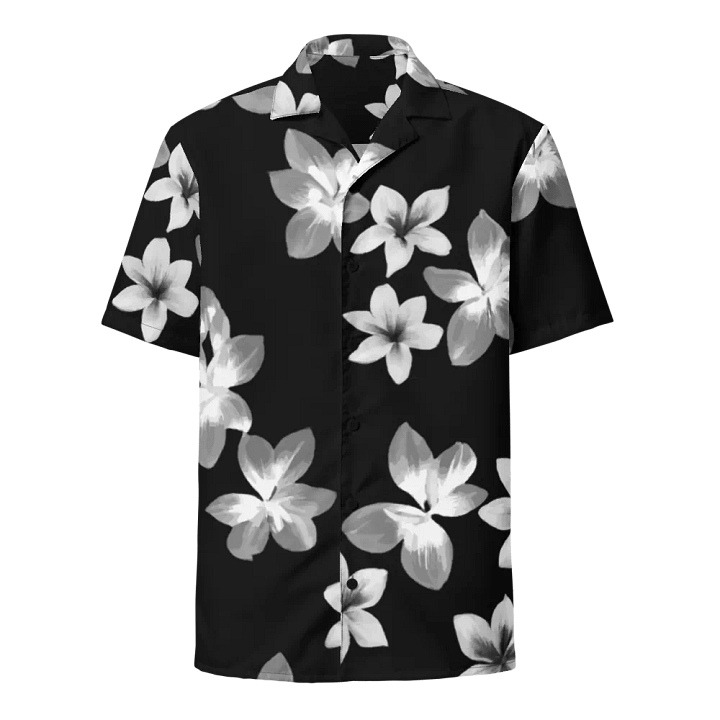 Volcanic Ash Caribbean Flower Print | Hawaiian Shirt product image (1)