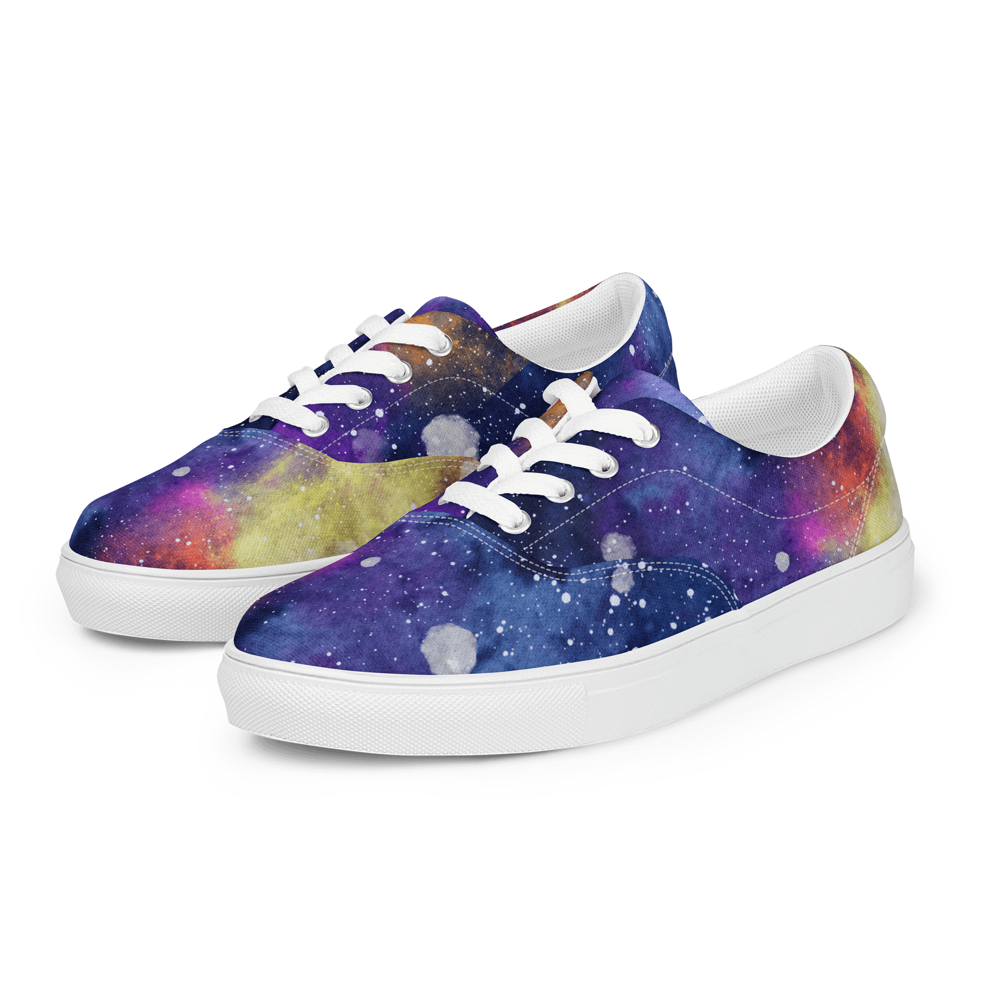 Watercolor Galaxy Mens Lace Up Shoes product image (5)