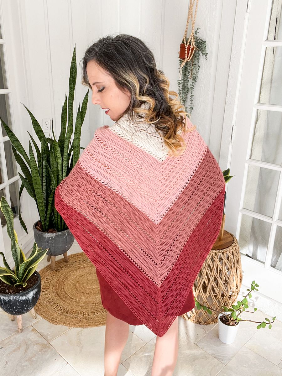 Triangle Crochet Shawl Pattern by Briana K Designs product image (10)