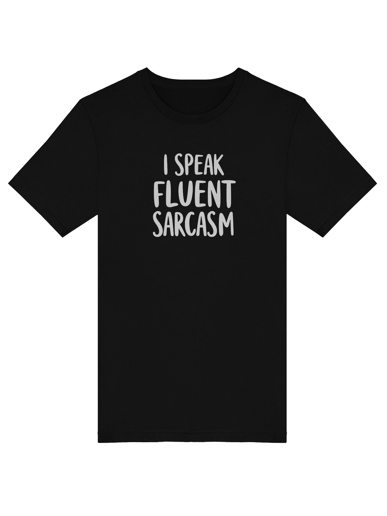 I Speak Fluent Sarcasm Funny T-Shirt - Sarcastic Humor Tee - Bella Canvas 3001 Unisex Shirt product image (47)