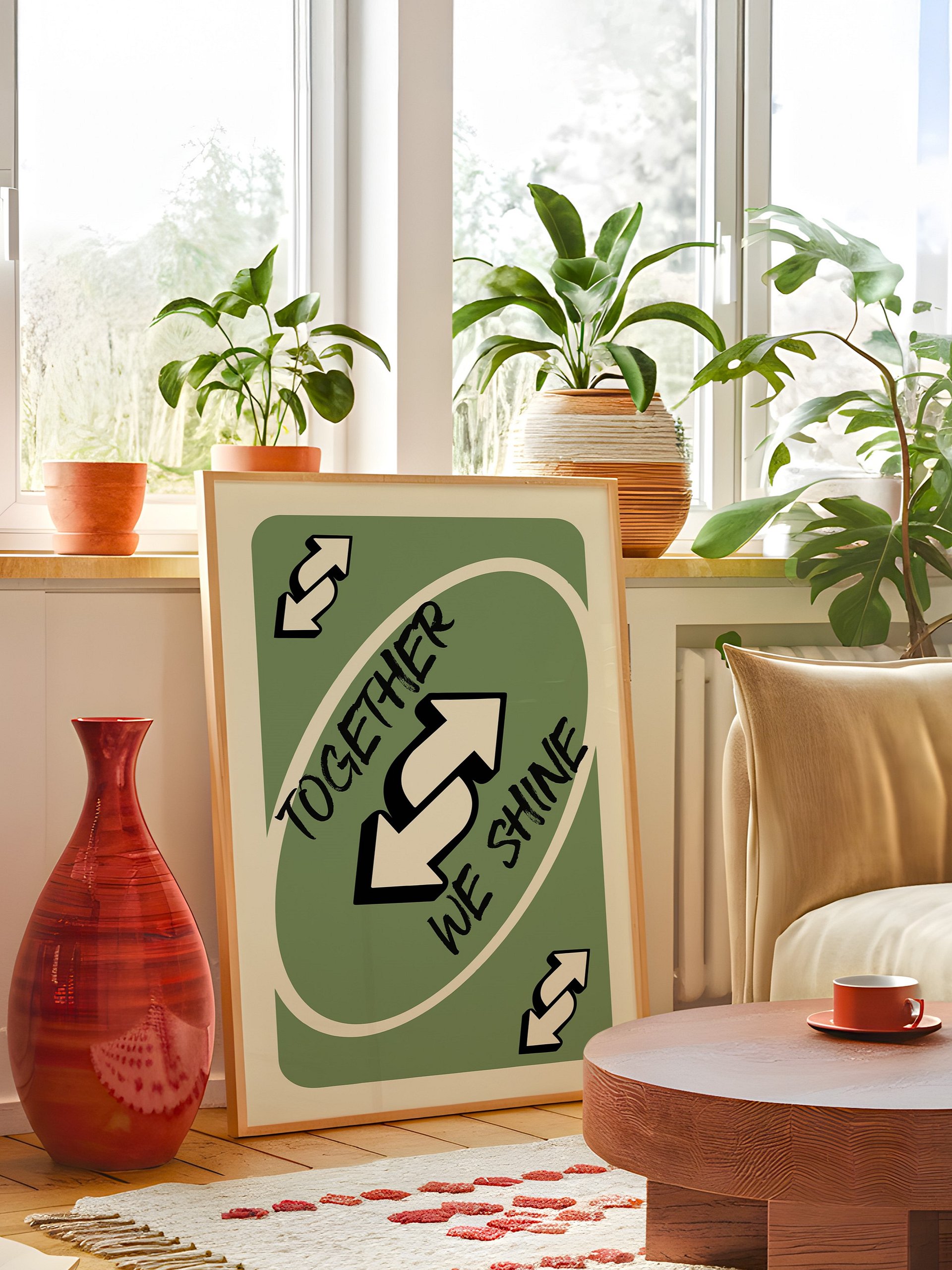 Together We Shine Wall Art Green product image (12)